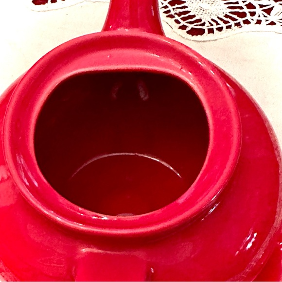 CLASSIC GLAZED RED TEAPOT By WORLD MARKET 4.5 cup Capacity ♥️ - Picture 6 of 9